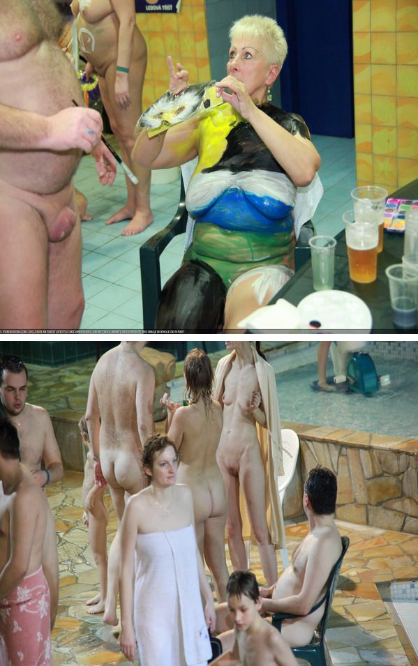 Nudisten im pool foto ( FKK set 23) Nudisten im pool foto ( FKK set 23)